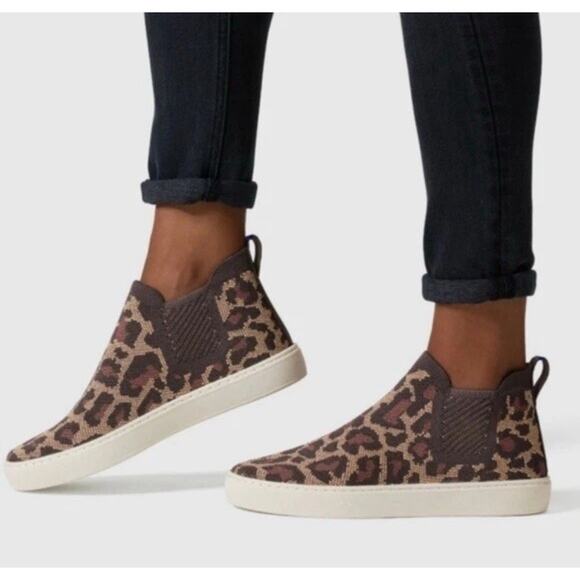 Rothy's Women's Chelsea Boot Wildcat Leopard Print Size 10 - Picture 1 of 7